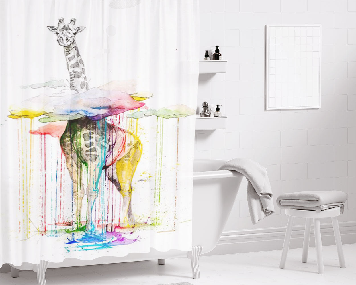 Philipp Grein Bathroom Shower Curtain Fabric Waterproof | 66 X 72 Inch