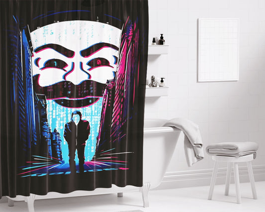 Ralph Breaks The Internet Bathroom Shower Curtain Fabric Waterproof