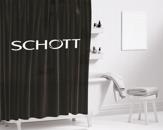 Schott Bathroom Shower Curtain Fabric Waterproof