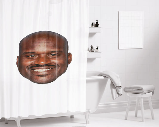 Shaq Fu Bathroom Shower Curtain Fabric Waterproof