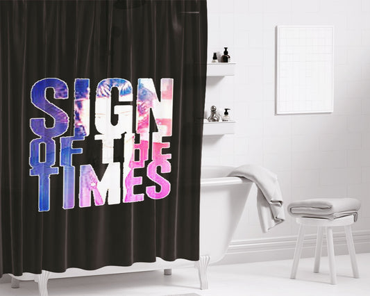 Harry Styles Sign Of The Times New Single 1D Directioners Christmas Bathroom Shower Curtain Fabric Waterproof | 66 X 72 Inch