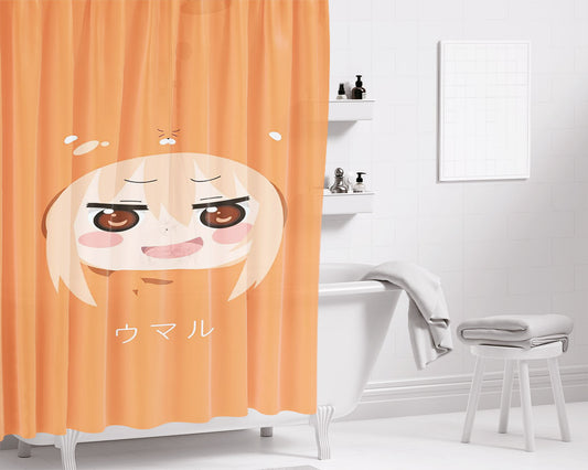 Himouto! Umaru-Chan Bathroom Shower Curtain Fabric Waterproof | 66 X 72 Inch