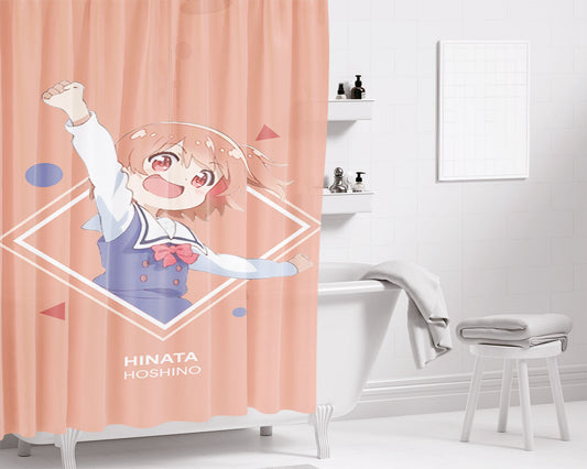 Hinata Hoshino Bathroom Shower Curtain Fabric Waterproof | 66 X 72 Inch