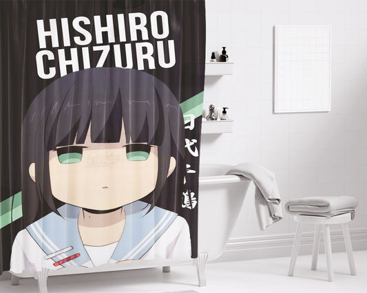 Hishiro Chizuru V2 Bathroom Shower Curtain Fabric Waterproof | 66 X 72 Inch