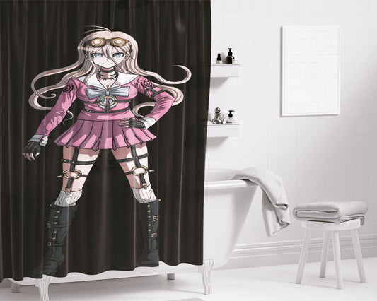 Miu Iruma Bathroom Shower Curtain Fabric Waterproof | 66 X 72 Inch