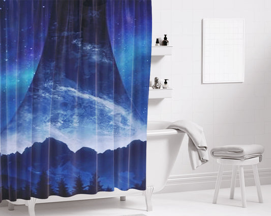 Halo Infinite Bathroom Shower Curtain Fabric Waterproof | 66 X 72 Inch