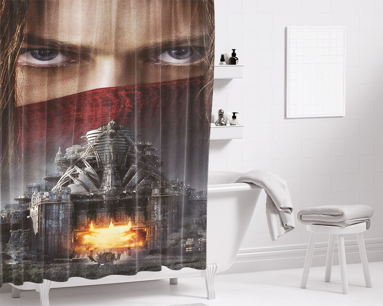 Hera Hilmar Mortal Engines Bathroom Shower Curtain Fabric Waterproof | 66 X 72 Inch
