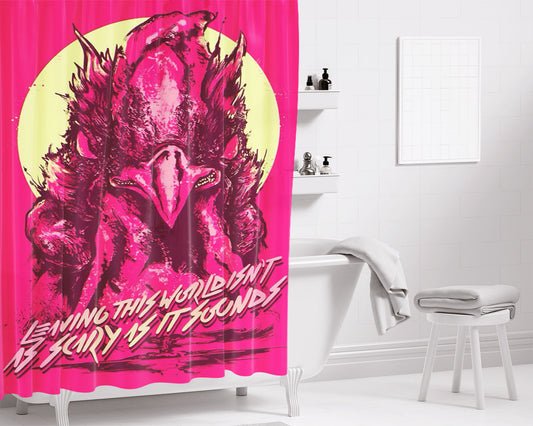 Hotline Miami 2 Wrong Number Bathroom Shower Curtain Fabric Waterproof | 66 X 72 Inch