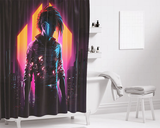 Klayton Scandroid Bathroom Shower Curtain Fabric Waterproof | 66 X 72 Inch