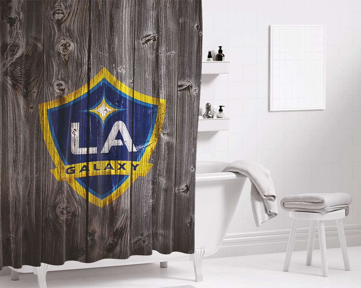 La Galaxy Bathroom Shower Curtain Fabric Waterproof | 66 X 72 Inch