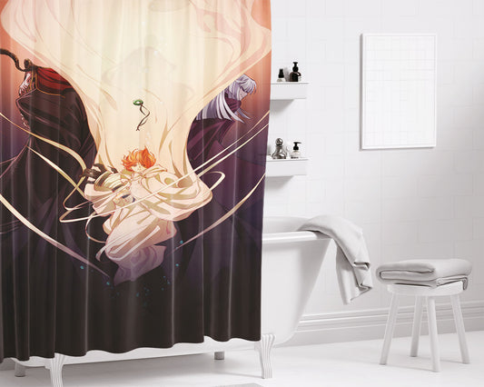 Mahoutsukaithe Ancient Magus Bride Bathroom Shower Curtain Fabric Waterproof | 66 X 72 Inch