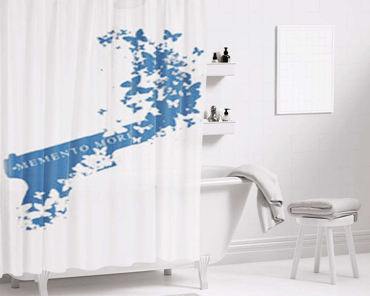 Persona 3 Memento Mori Bathroom Shower Curtain Fabric Waterproof | 66 X 72 Inch