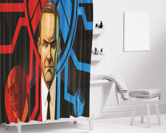 S.H.I.E.L.D Bathroom Shower Curtain Fabric Waterproof | 66 X 72 Inch