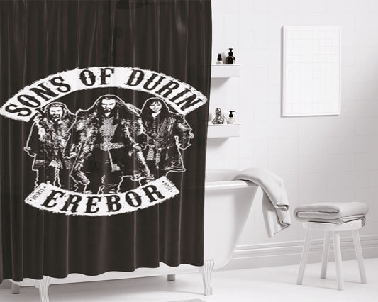 Son Of Durin Erebor Bathroom Shower Curtain Fabric Waterproof | 66 X 72 Inch