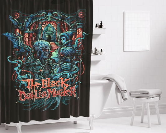The Black Dahlia Murder Bathroom Shower Curtain Fabric Waterproof | 66 X 72 Inch