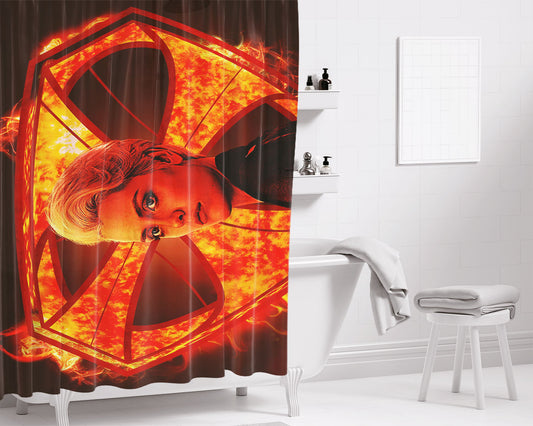 Wallis Day As Nyssa In Krypton Bathroom Shower Curtain Fabric Waterproof | 66 X 72 Inch