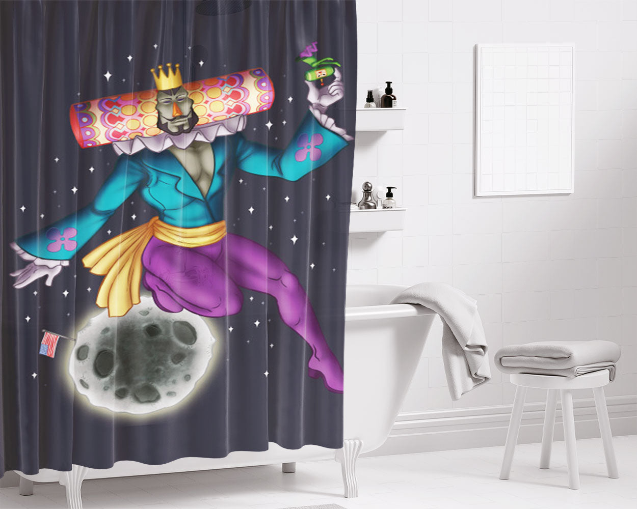 More Like King Of All Hotmos Bathroom Shower Curtain Fabric Waterproof | 66 X 72 Inch