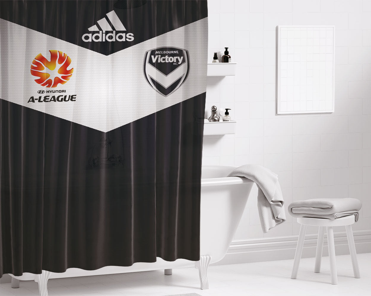 Nice Cory Melbourne Bathroom Shower Curtain Fabric Waterproof | 66 X 72 Inch