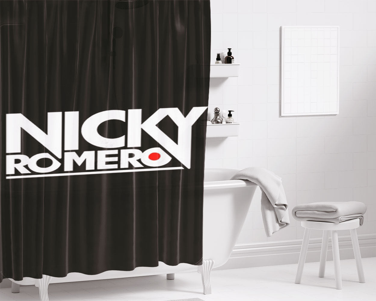 Nicky Romero Bathroom Shower Curtain Fabric Waterproof | 66 X 72 Inch