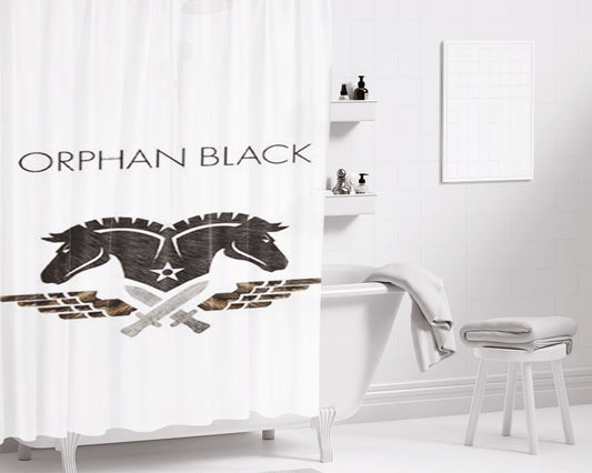 Orphan Black Poster Bathroom Shower Curtain Fabric Waterproof | 66 X 72 Inch