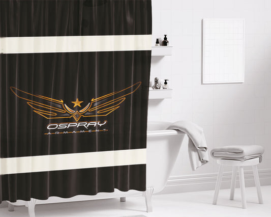 Ospray Armament Bathroom Shower Curtain Fabric Waterproof | 66 X 72 Inch
