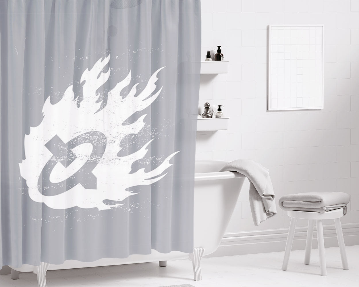 R4Bia Bathroom Shower Curtain Fabric Waterproof | 66 X 72 Inch