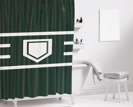 Raildex Judgement Bathroom Shower Curtain Fabric Waterproof | 66 X 72 Inch