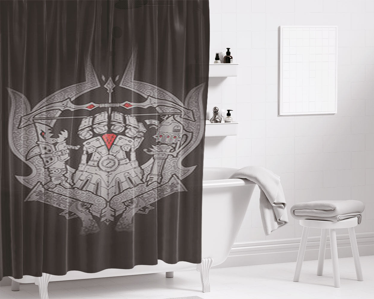 Riotinternshipt Bathroom Shower Curtain Fabric Waterproof | 66 X 72 Inch