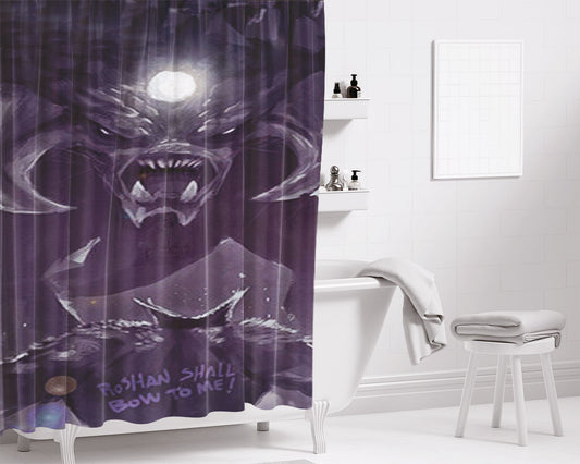 Roshan Vs Ursa Warrior Bathroom Shower Curtain Fabric Waterproof | 66 X 72 Inch