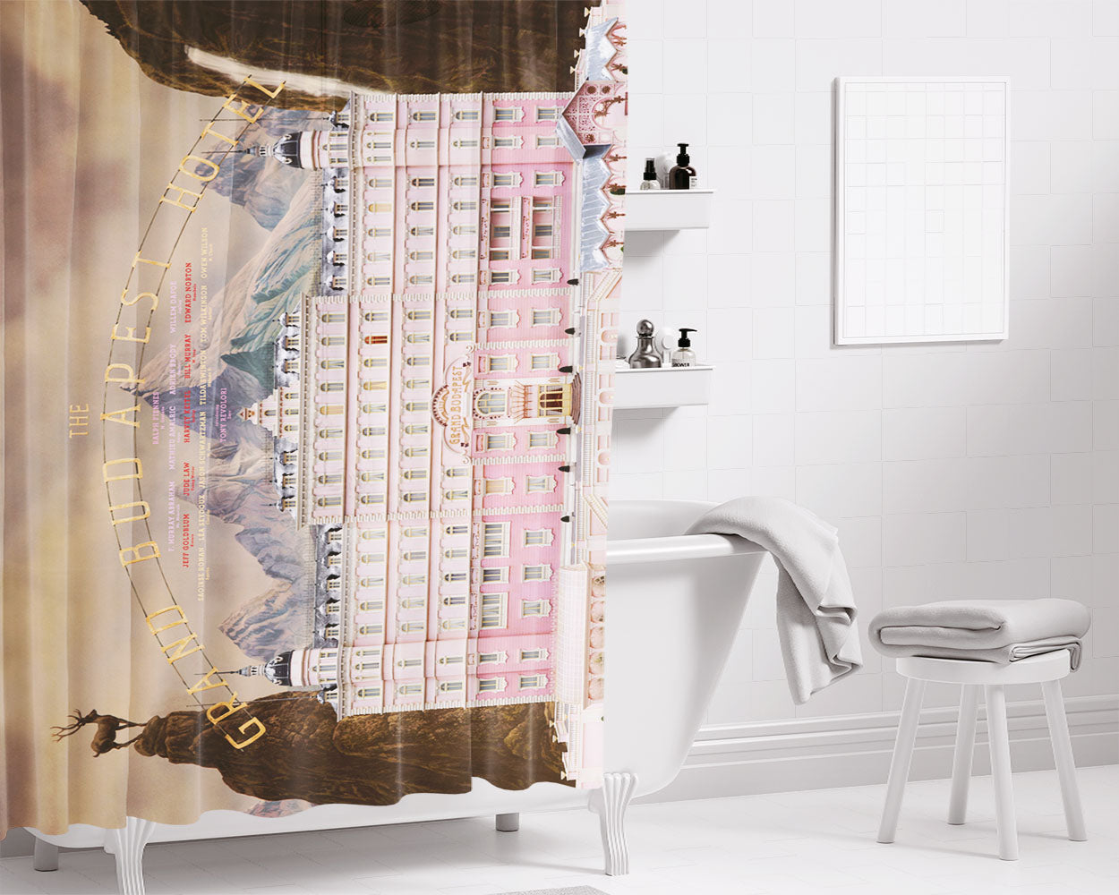 The Golden Girls Tv Series Bathroom Shower Curtain Fabric Waterproof | 66 X 72 Inch