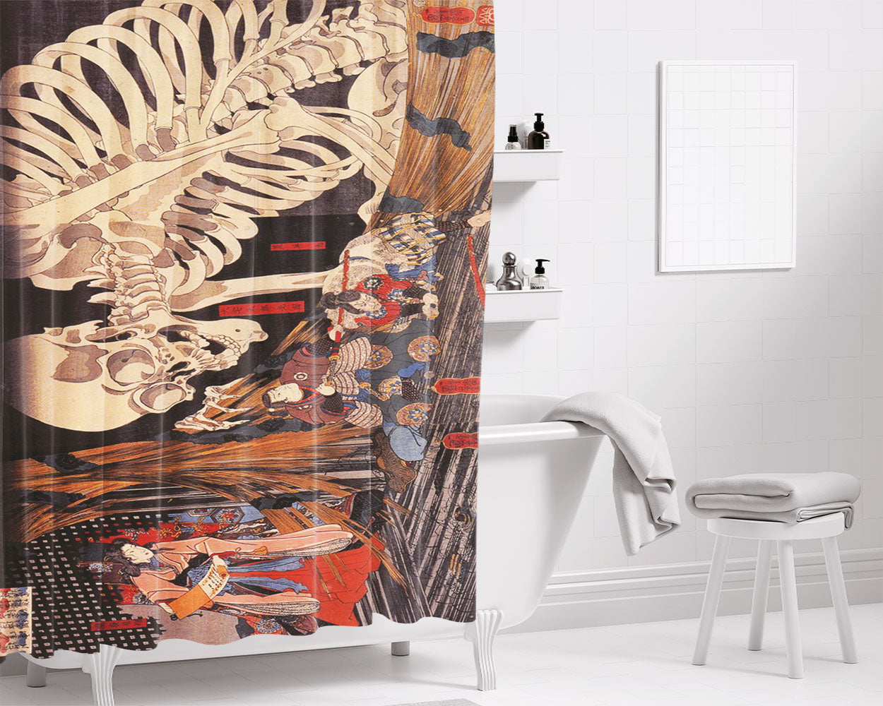 The Wire Bathroom Shower Curtain Fabric Waterproof | 66 X 72 Inch
