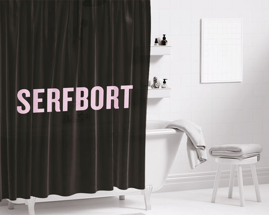 Yoncé Serfbort Cover Bathroom Shower Curtain Fabric Waterproof | 66 X 72 Inch