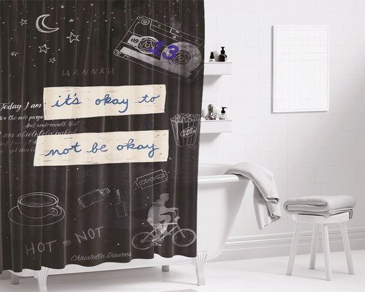 2Pac Art Bathroom Shower Curtain Fabric Waterproof | 66 X 72 Inch