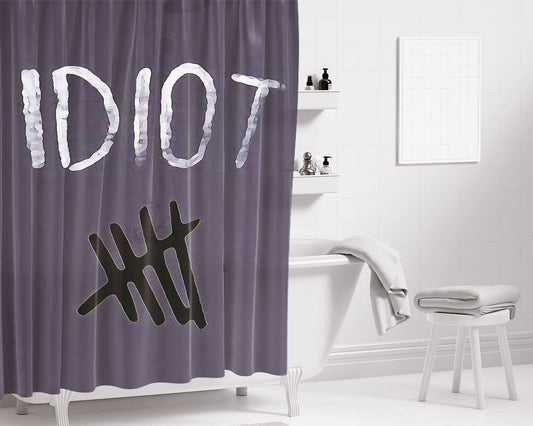 007 50 Anniversary Bathroom Shower Curtain Fabric Waterproof | 66 X 72 Inch