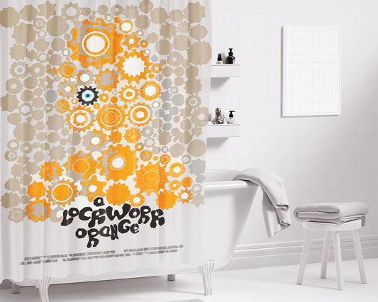 A Clockwork Orange 2 Bathroom Shower Curtain Fabric Waterproof | 66 X 72 Inch