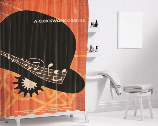 A Clockwork Orange 3 Bathroom Shower Curtain Fabric Waterproof | 66 X 72 Inch