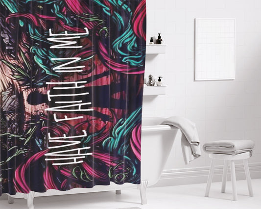 A Clockwork Orange Bathroom Shower Curtain Fabric Waterproof | 66 X 72 Inch