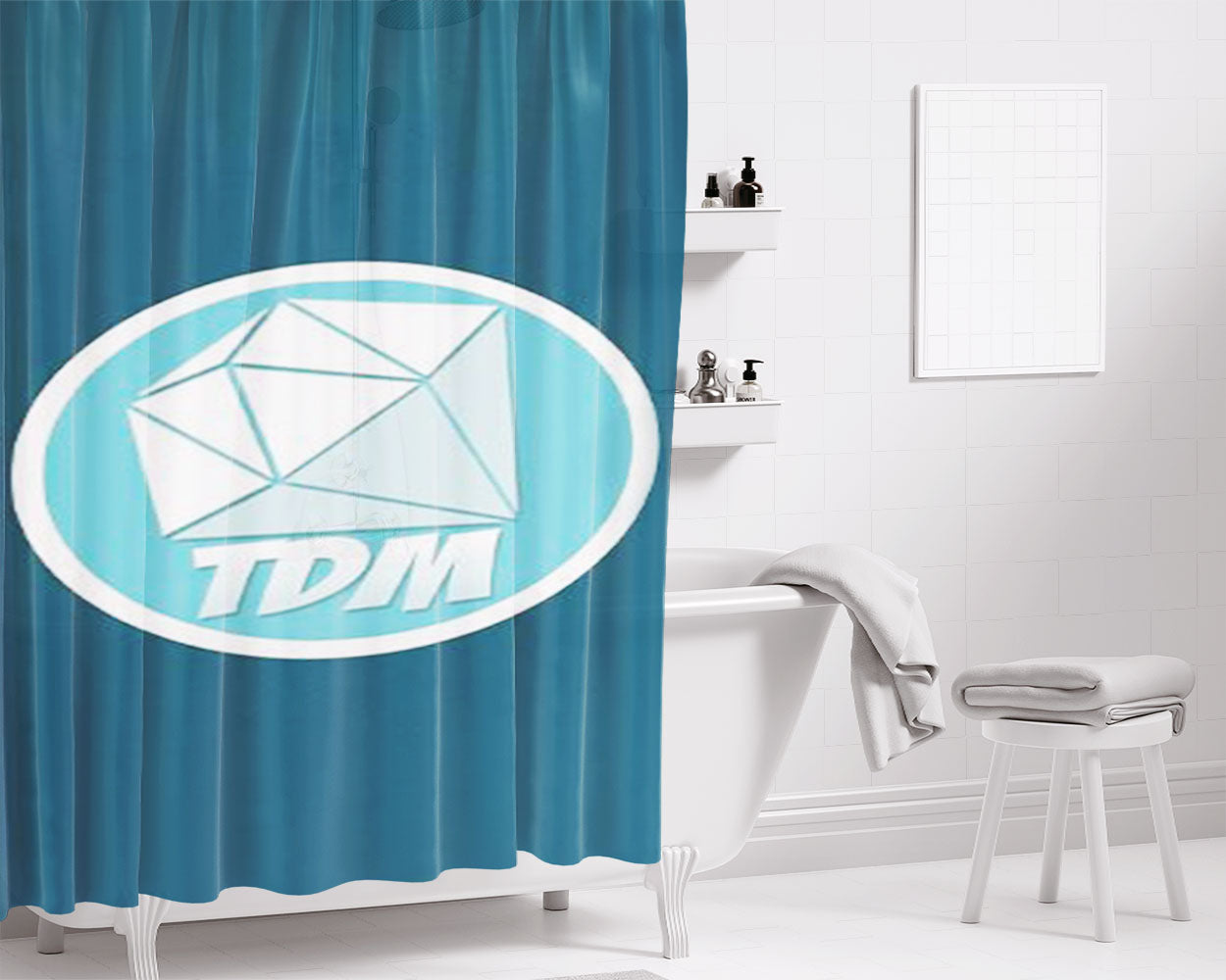 Dantdm Bathroom Shower Curtain Fabric Waterproof | 66 X 72 Inch