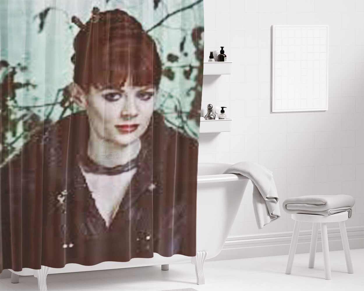 Emily Beecham Into The Badlands Bathroom Shower Curtain Fabric Waterproof | 66 X 72 Inch