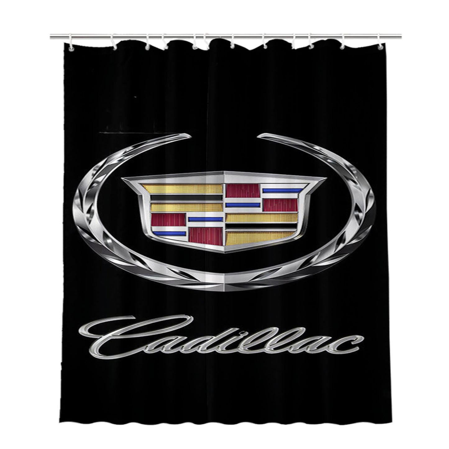 Cadillac Car Bathroom Shower Curtain Fabric Waterproof | 66 X 72 Inch