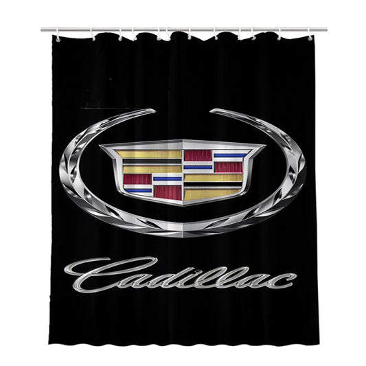 Cadillac Car Bathroom Shower Curtain Fabric Waterproof | 66 X 72 Inch