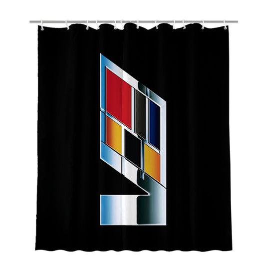Cadillac Cts V Series Bathroom Shower Curtain Fabric Waterproof