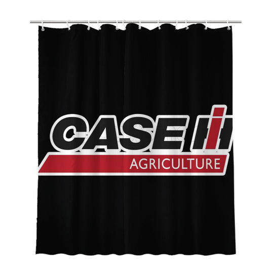 Case Ih Tractor Diesel Logo Bathroom Shower Curtain Fabric Waterproof | 66 X 72 Inch