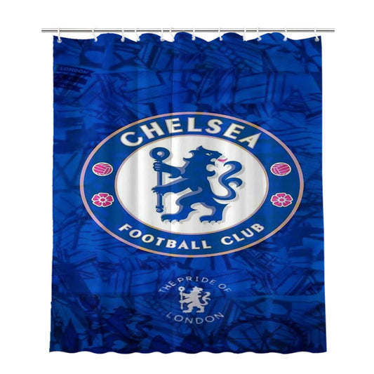 Chelsea Night Bathroom Shower Curtain Fabric Waterproof