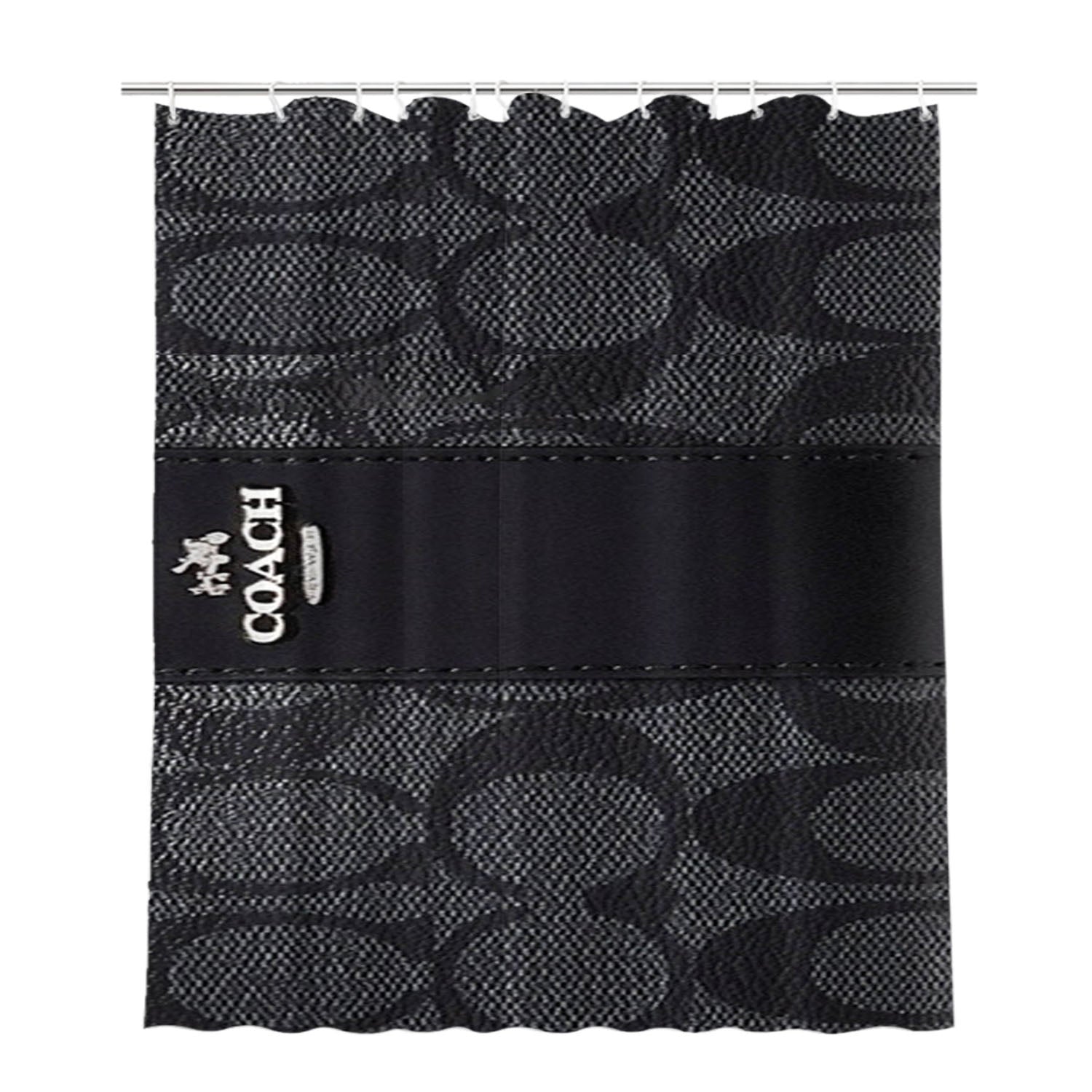 Coach Wallet Bathroom Shower Curtain Fabric Waterproof | 66 X 72 Inch