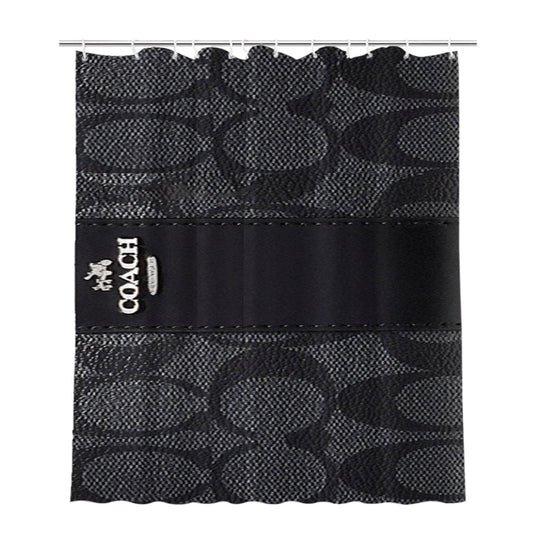 Coach Wallet Bathroom Shower Curtain Fabric Waterproof