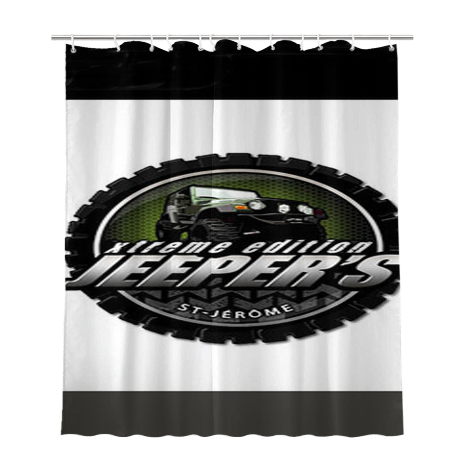 Extreme Edition Jeepers Bathroom Shower Curtain Fabric Waterproof | 66 X 72 Inch