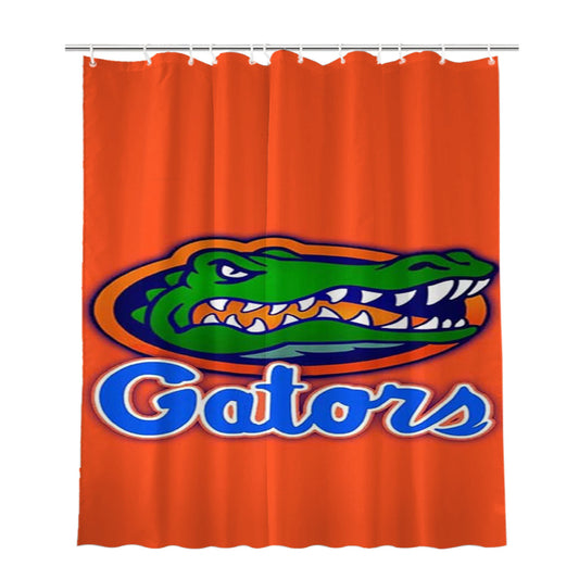 Florida Gators 2 Bathroom Shower Curtain Fabric Waterproof