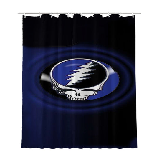 Grateful Dead Bathroom Shower Curtain Fabric Waterproof