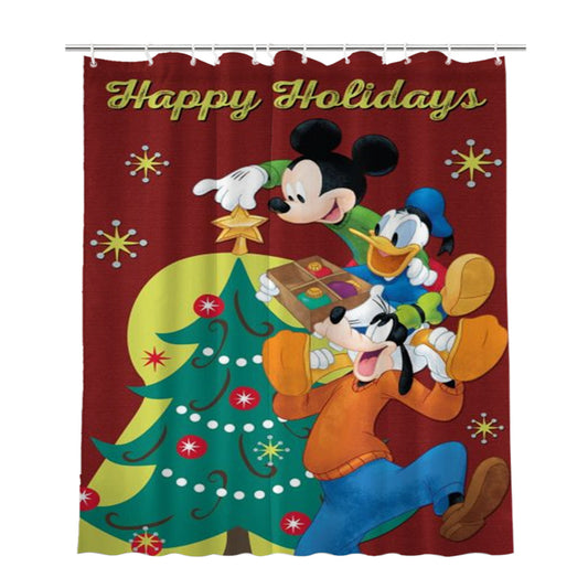Personalized Holidays Are A Time For Friends Shower Curtain Farmhouse Bathroom Decor